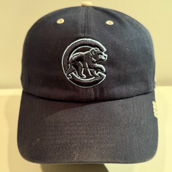 Chicago Cubs MLB '47 Brand Strapback Adjustable Hat Cap Navy - Picture 1 of 7